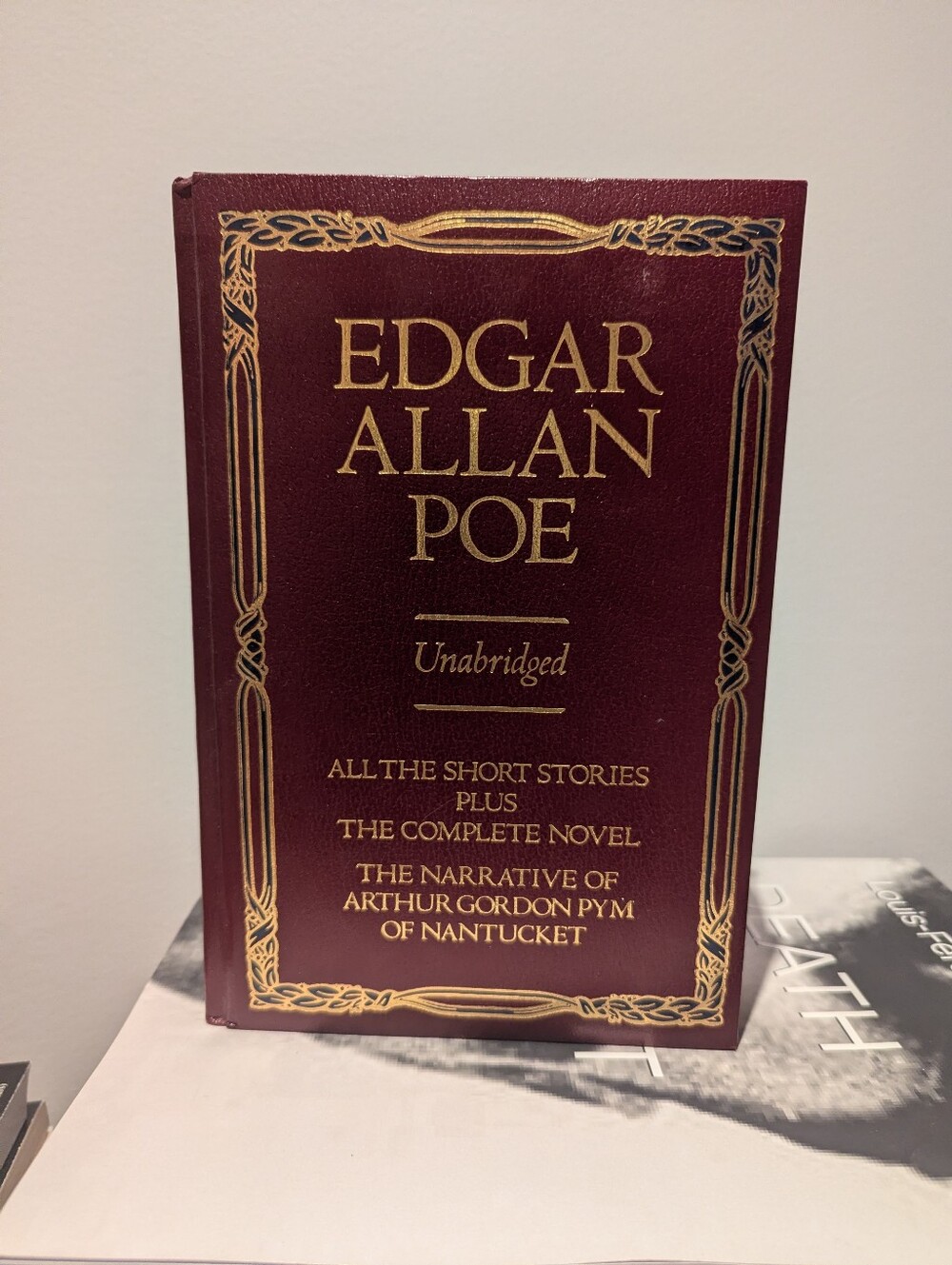 Edgar Allan Poe Hardcover Collection - Burgundy with Gold Foil
